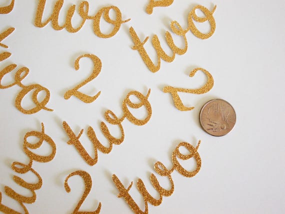 Glitter Gold//Rose Gold 60th Birthday Party Number60 Paper Cut Outs//Paper Confetti//Table Scatter Rose Gold