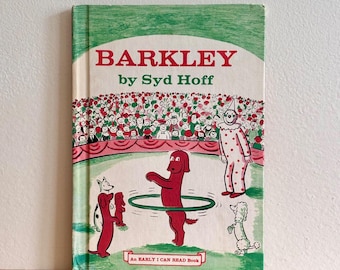 Barkley by Syd Hoff 1975 Hardcover • Vintage Weekly Reader Childrens Book • I Can Read Dog Story