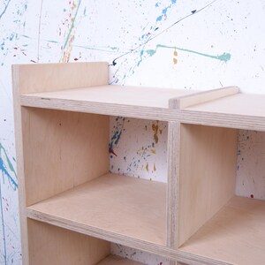 Birch Ply Shoe Storage Unit bild 6