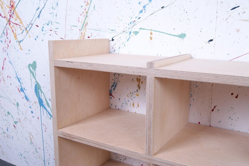 Birch Ply Shoe Storage Unit bild 6