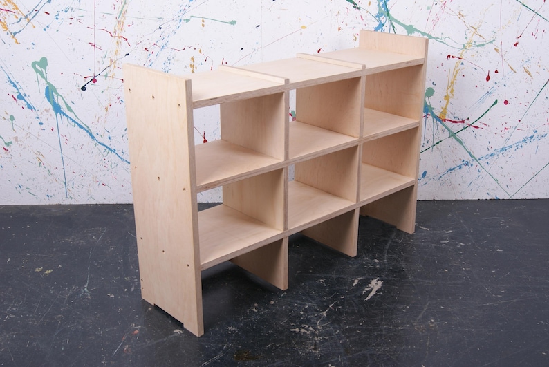 Birch Ply Shoe Storage Unit bild 2