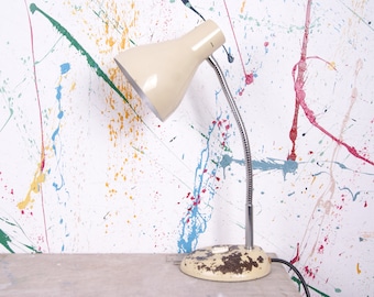 Vintage Cream Herbert Terry Desk Lamp