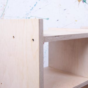 Birch Ply Shoe Storage Unit bild 9
