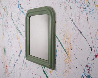 Wall Mirror Customised in Calke Green