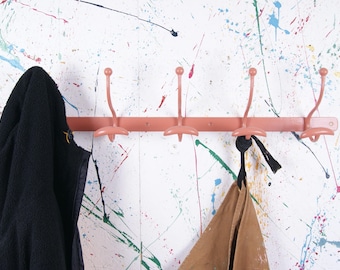 Set of Metal Hooks Customised in Red Earth