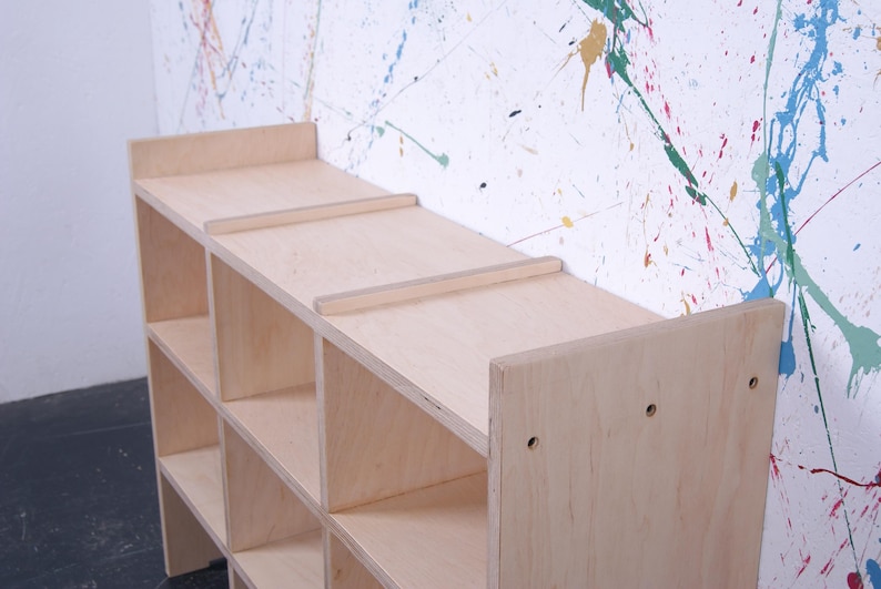 Birch Ply Shoe Storage Unit bild 5