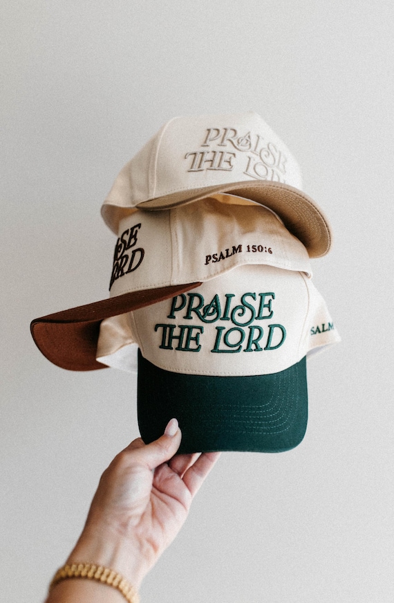 Praise the Lord Christian Trucker Hat | Psalm 150:6 | Adjustable | Unisex Jesus Trucker Hat | Gift