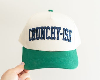 CRUNCHY-ISH™ Hat | Unisex Cap | Adjustable | Crunchy | Holistic | Gifts for Her | Mom Hat