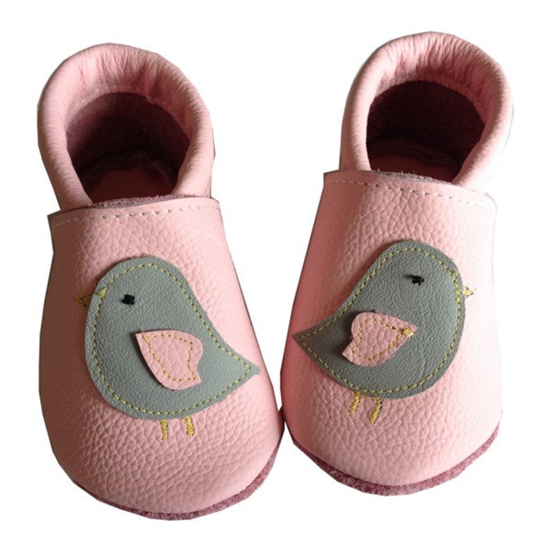 Crawling Shoes bird leather Slippers Slippers image 1