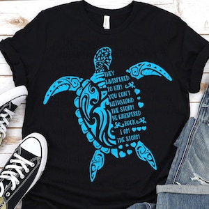 Sea Turtle / I Am the Storm Men / Tribal Design / Instant Download ...