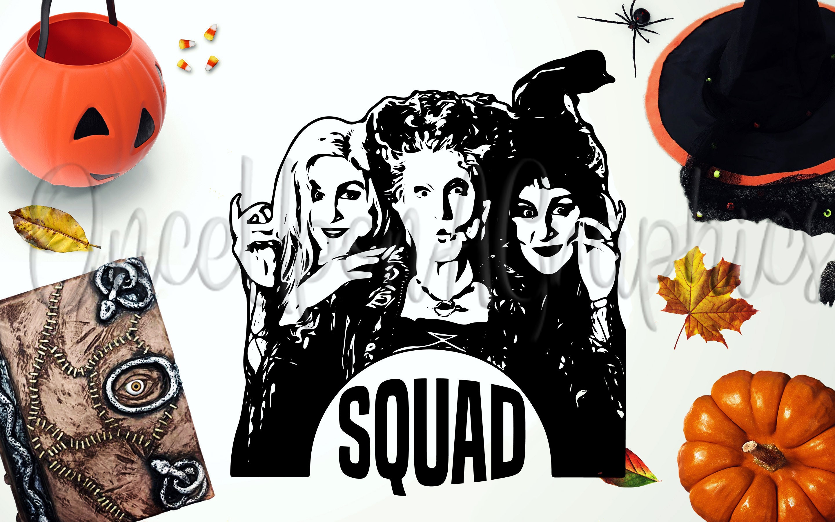 Hocus Pocus Squad SVG: Sanderson Sisters Cut File (digital Download) - Etsy