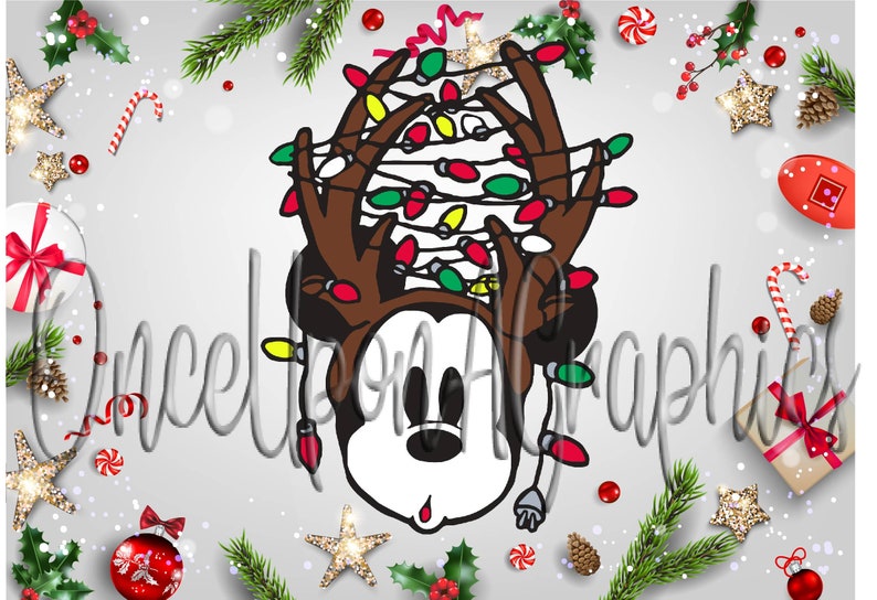 Download Reindeer Mickey Svg Disney Weihnachten Svg Weihnachten | Etsy