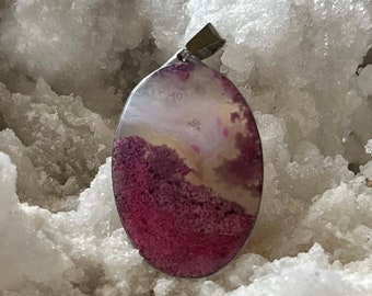 Natural Agate Stone Pendant