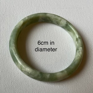New Jade Matte Chinese Bangle