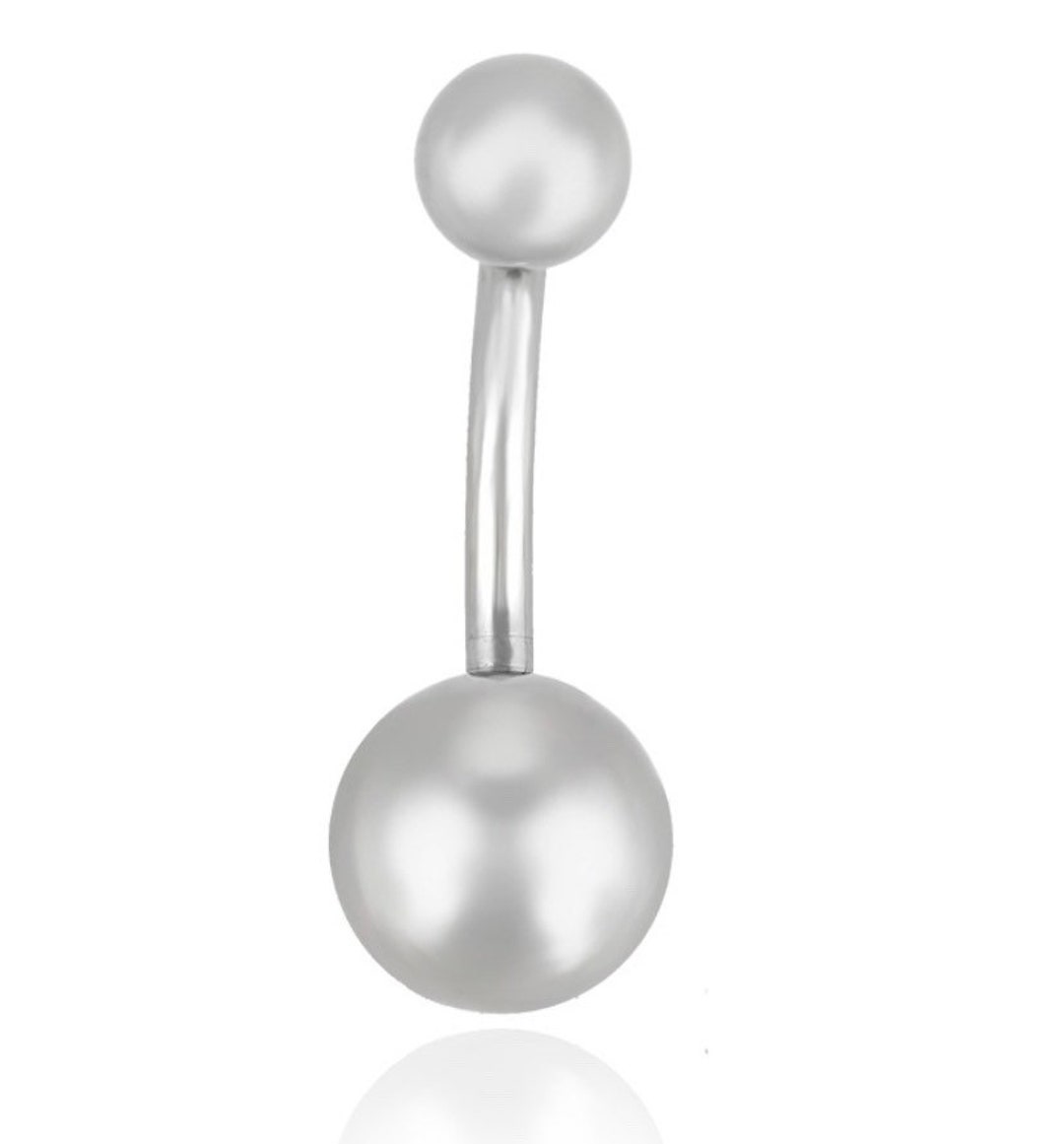 Plain Stainless Steel Belly Ring / Belly Bar in Canada / Etsy