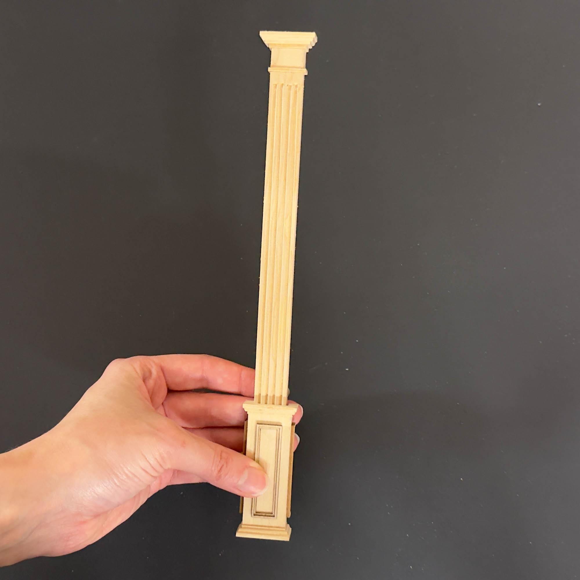 Miniature Column Miniature Quality HALF Square Column Fit Ceiling Height 4