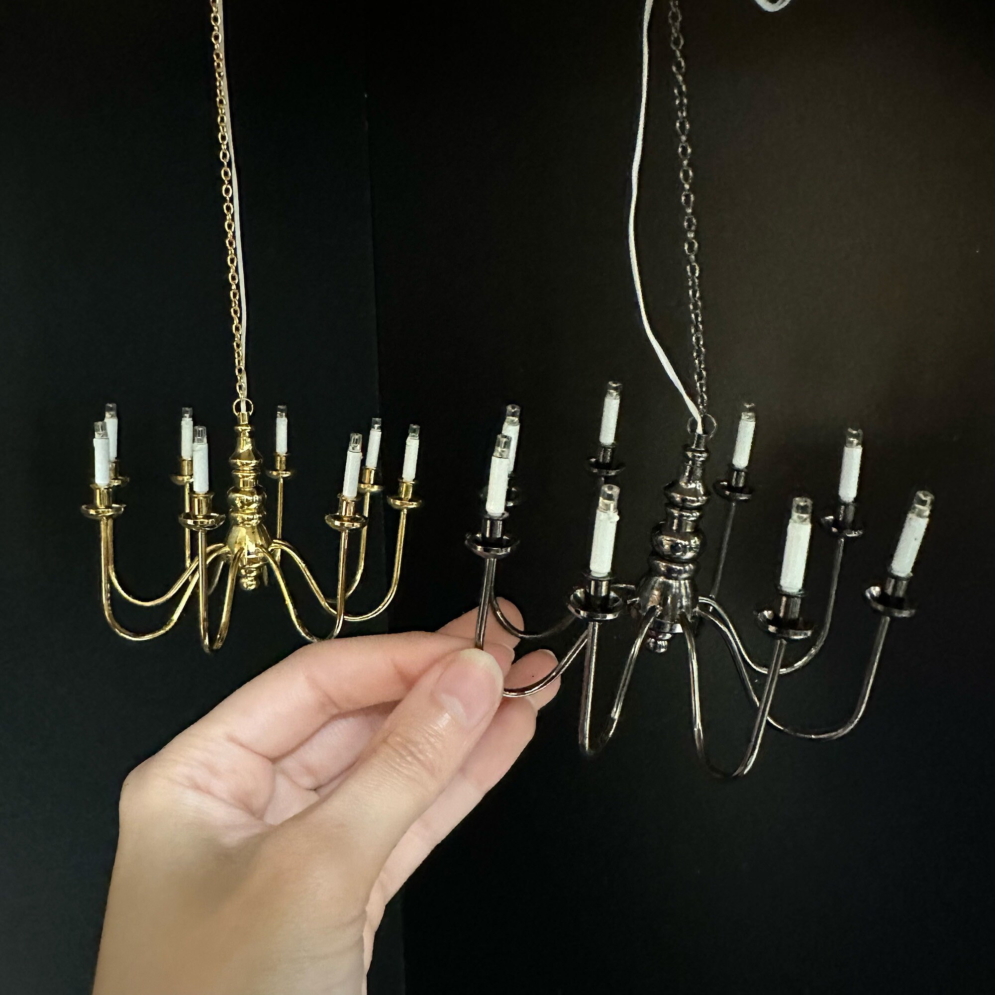ABI lampe de mur de maison de poupée LED 1:12 Dollhouse LED Applique Métal Simulé DIY Miniature ABI lampe de mur de maison de poupée LED 1:12 Dollhouse LED Applique Métal Simulé DIY Miniature