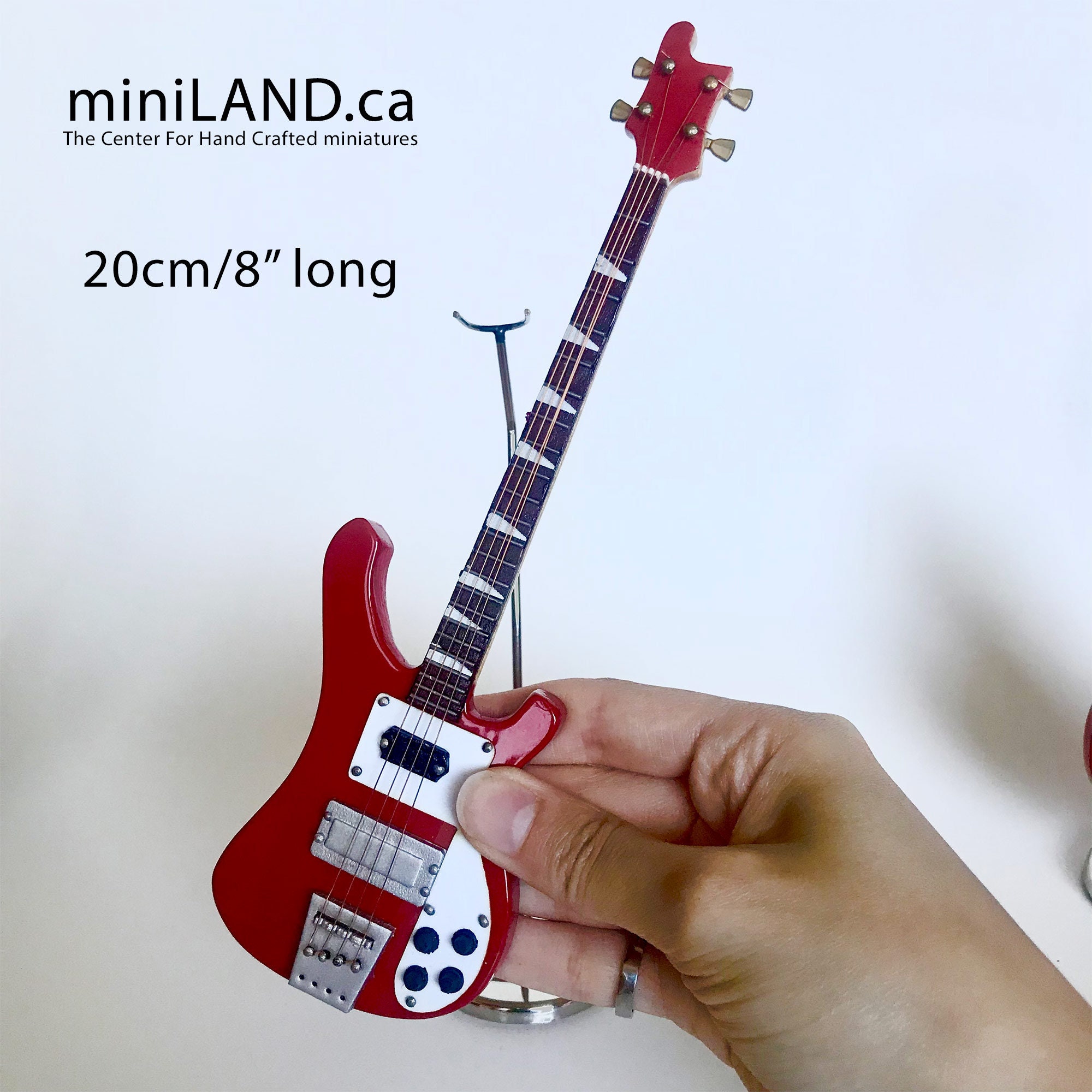 Guitare Miniature Électrique Volante V 8 cm / 3.125 de long pouce