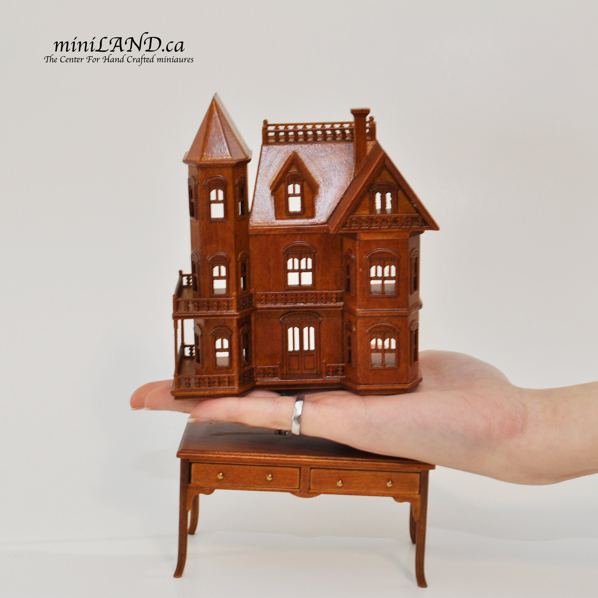 ミニクイーンアンスタイルドールハウス 1/12ドールハウス用 テーブル