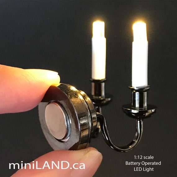 Battery operated candle sale sconces