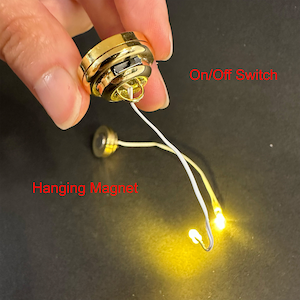 DIY Dollhouse LONG LED on Wire With On/off Switch and Battery .. for ...