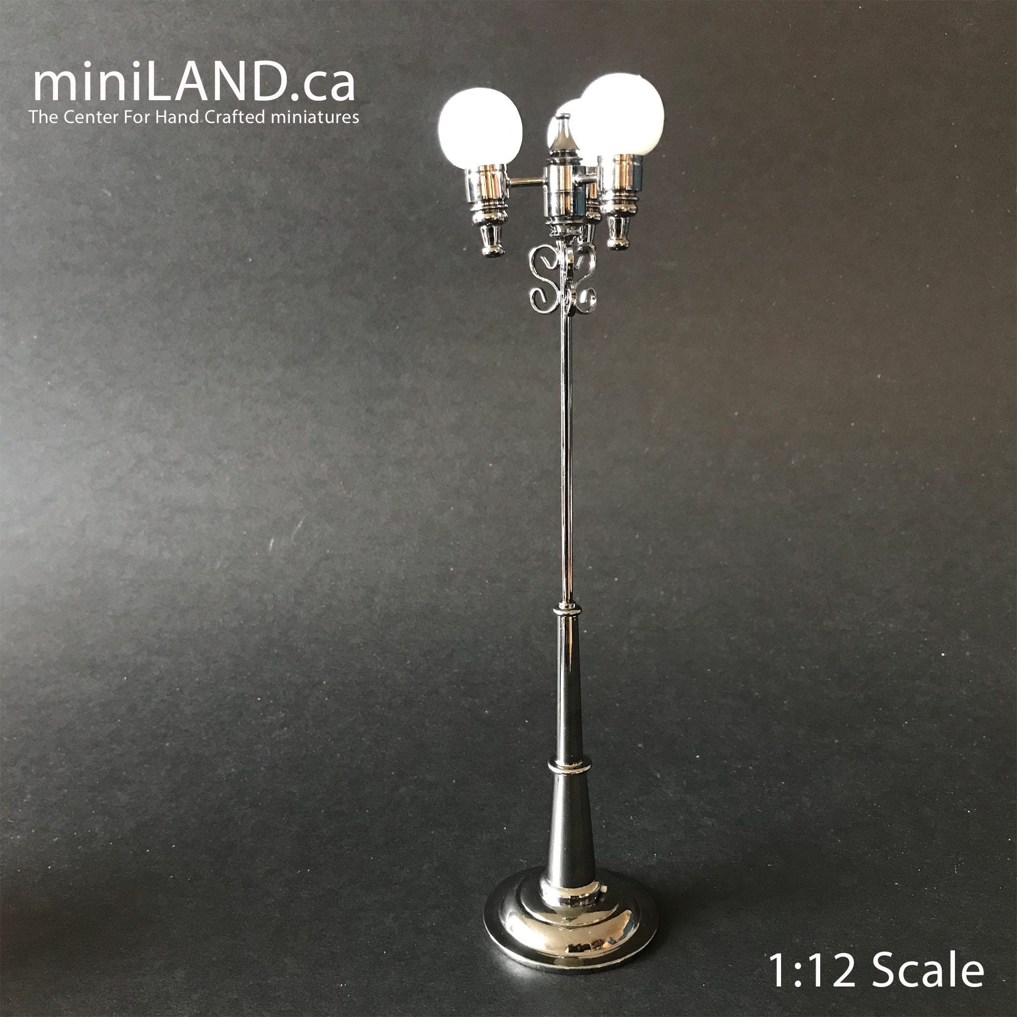 PINK Super Bright battery LED LAMP Dollhouse miniature light chandelier 1:12 