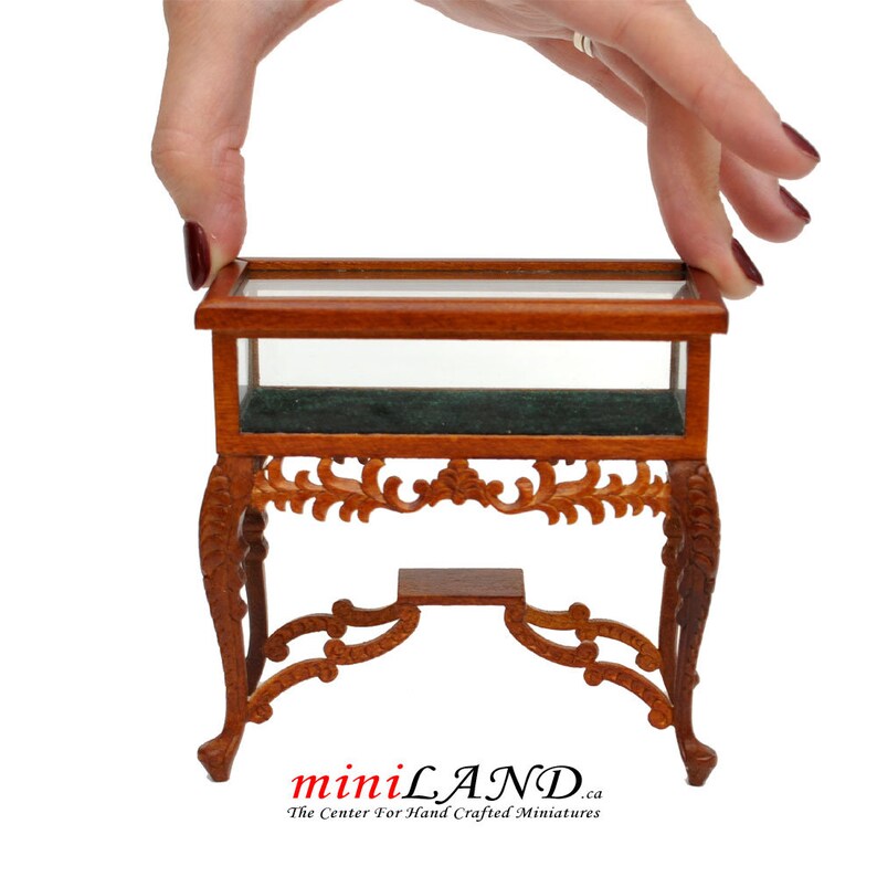 Miniature Collection Rack Collection Rack Store Shop Counter Display for 1:12 Dollhouse Miniature ...