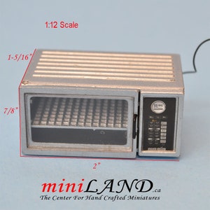 1:12 Dollhouse Mini Simulation Microwave Oven Small - Temu