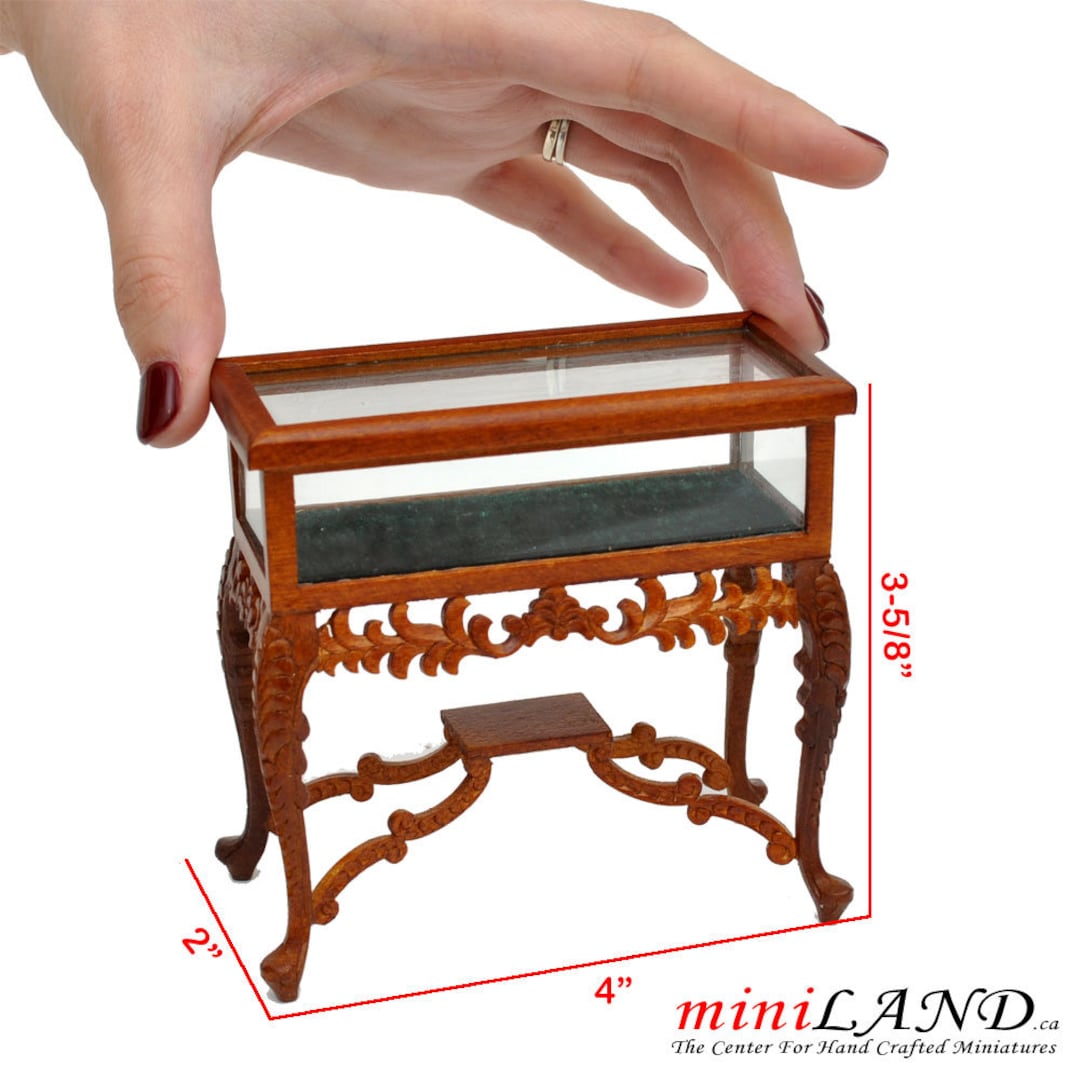 Miniature Collection Rack Collection Rack Store Shop Counter Display for 1:12 Dollhouse Miniature ...