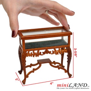 Sammelregal Laden Thekendisplay für 1:12 Puppenhaus-Miniatur Handarbeit 5820