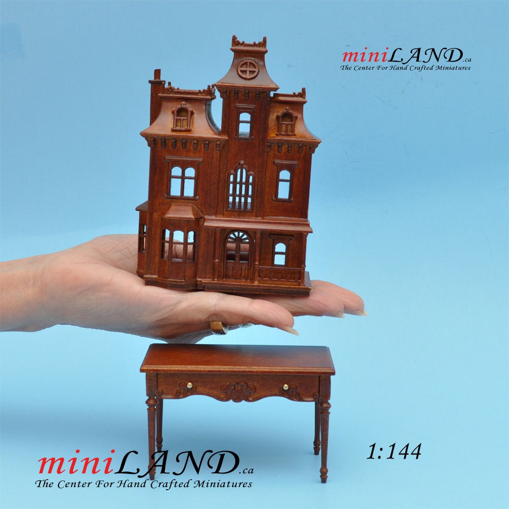 Kit Sala Da Pranzo In Miniatura 1:144 – Mobili Vittoriani In Legno – Hart's Desire