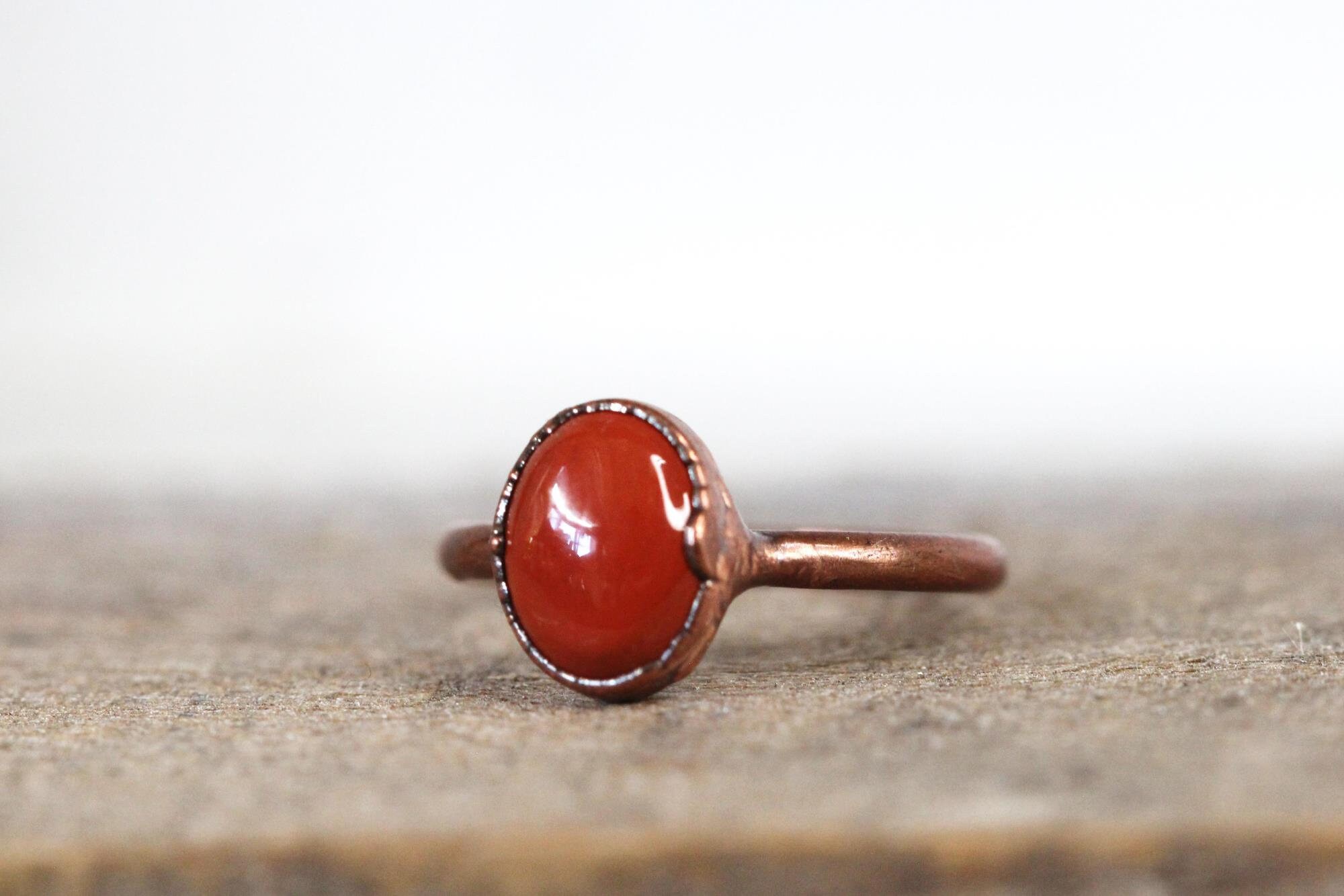 Red jasper stone ring best sale