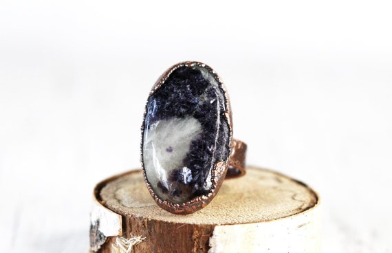 Lepidolite ring on sale