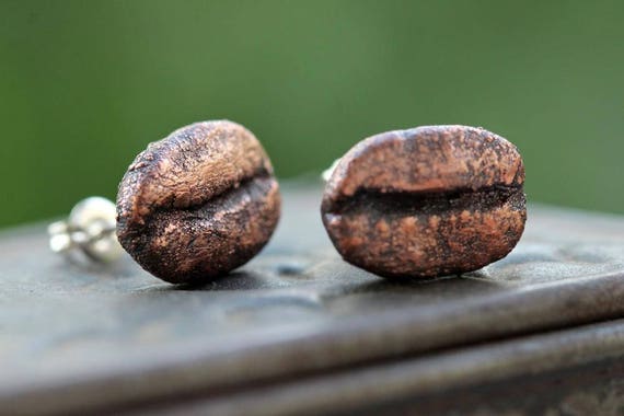 Coffee Bean Earrings