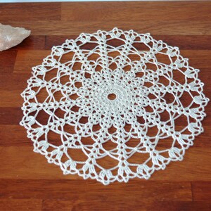 10'' / 25 cm Crocheted Doily Original Pattern Handmade Home Decor image 1