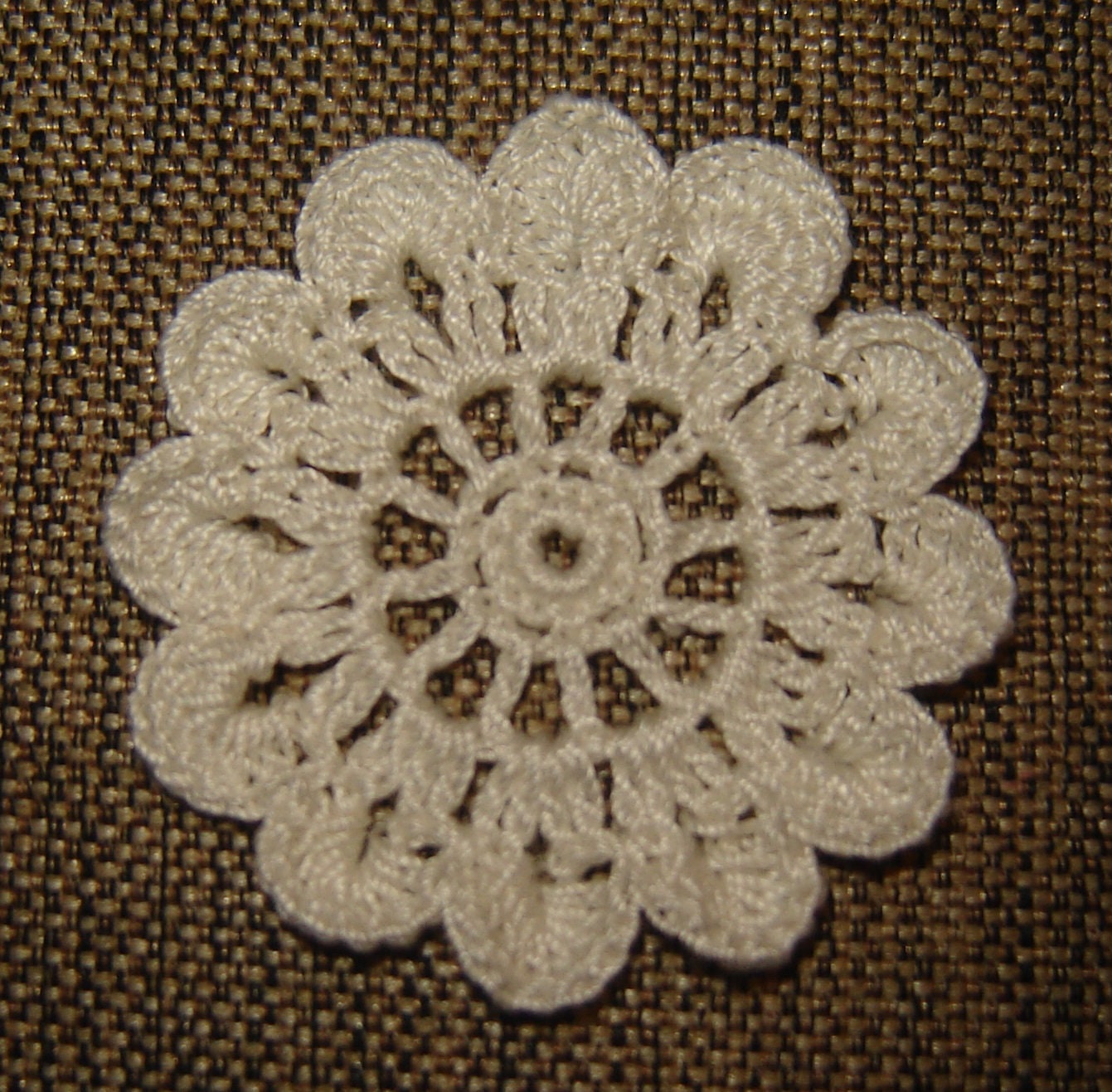 CROCHET PATTERN PDF Instant Download - Crochet Flower Applique Set of 2 ...