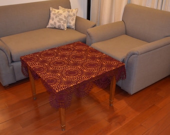 40x50'' / 100x125 cm Crochet Rectangle Tablecloth