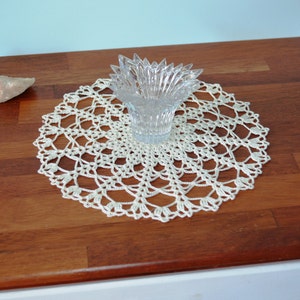 10'' / 25 cm Crocheted Doily Original Pattern Handmade Home Decor image 3