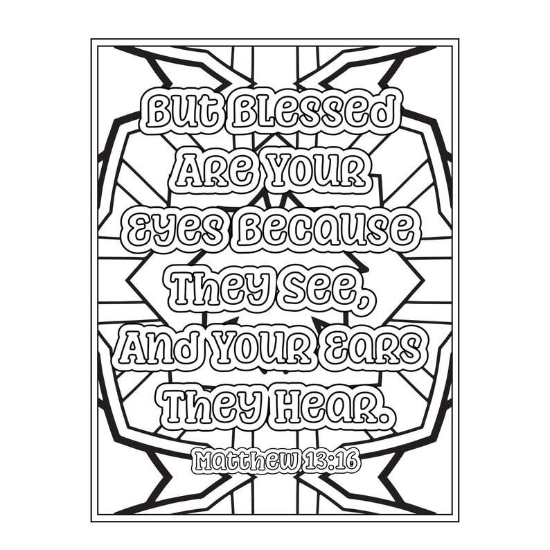 15 Bible Verse Coloring Sheets Meditate on God’s Word as You Color and ...