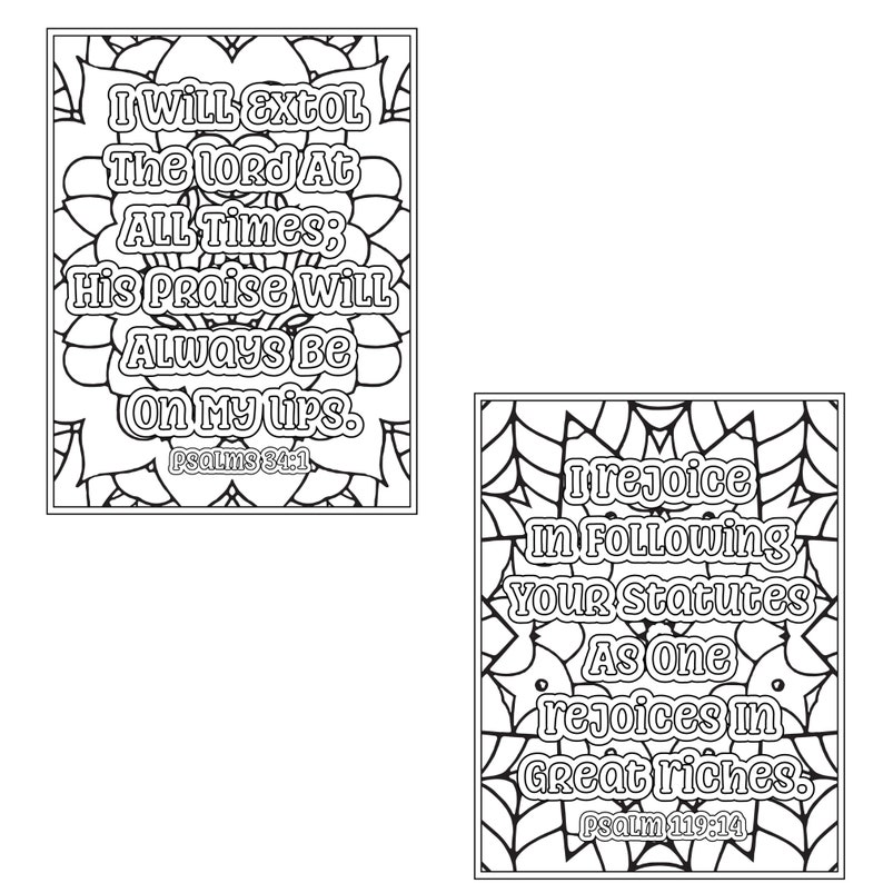 15 Bible Verse Coloring Sheets Meditate on God’s Word as You Color and ...