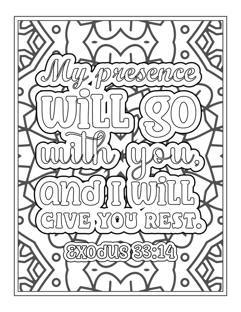 10 Bible Verse Coloring Sheets Meditate on God’s Word as You Color and ...