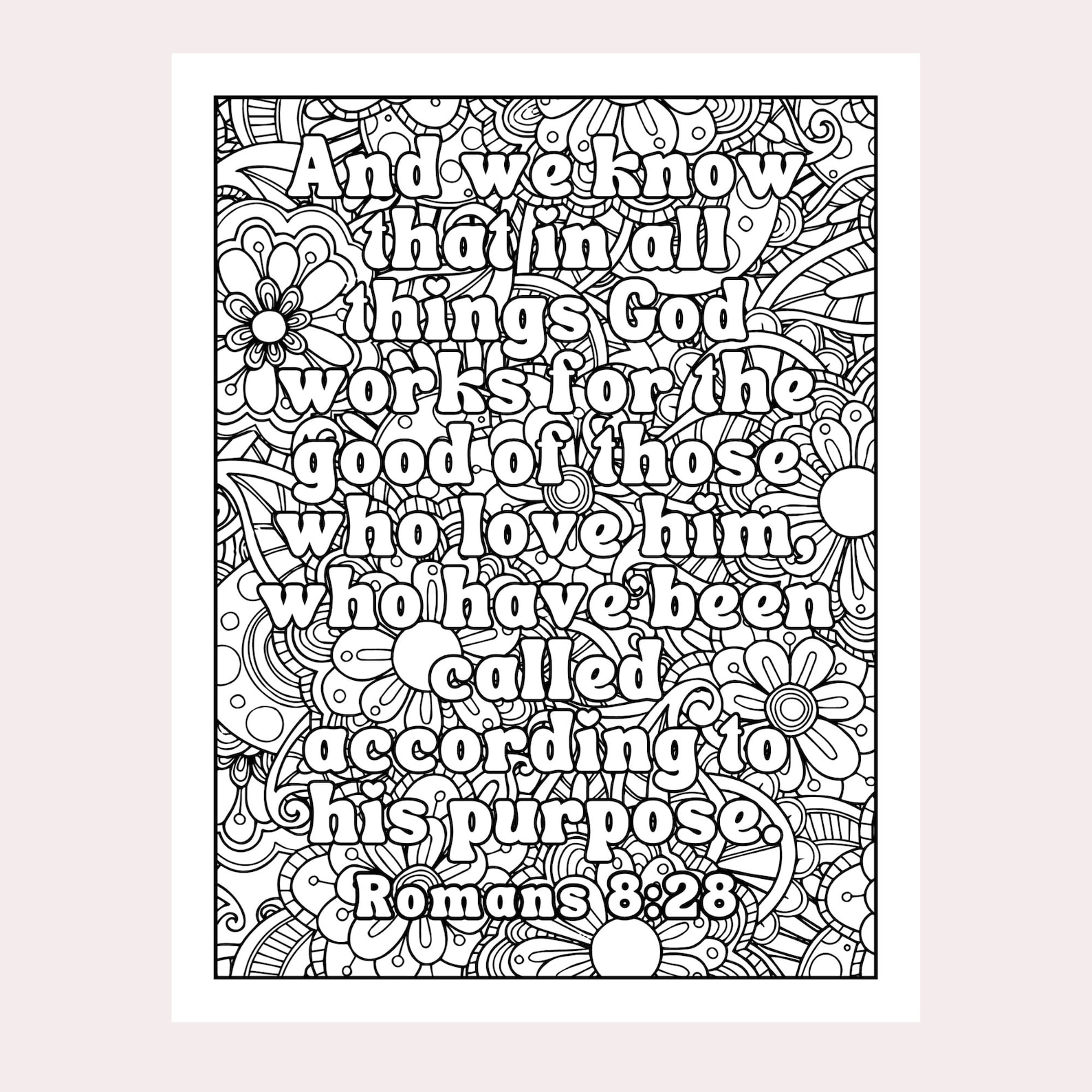 12 Bundle Bible Verse Coloring Sheets Relax as You Color and Meditate ...