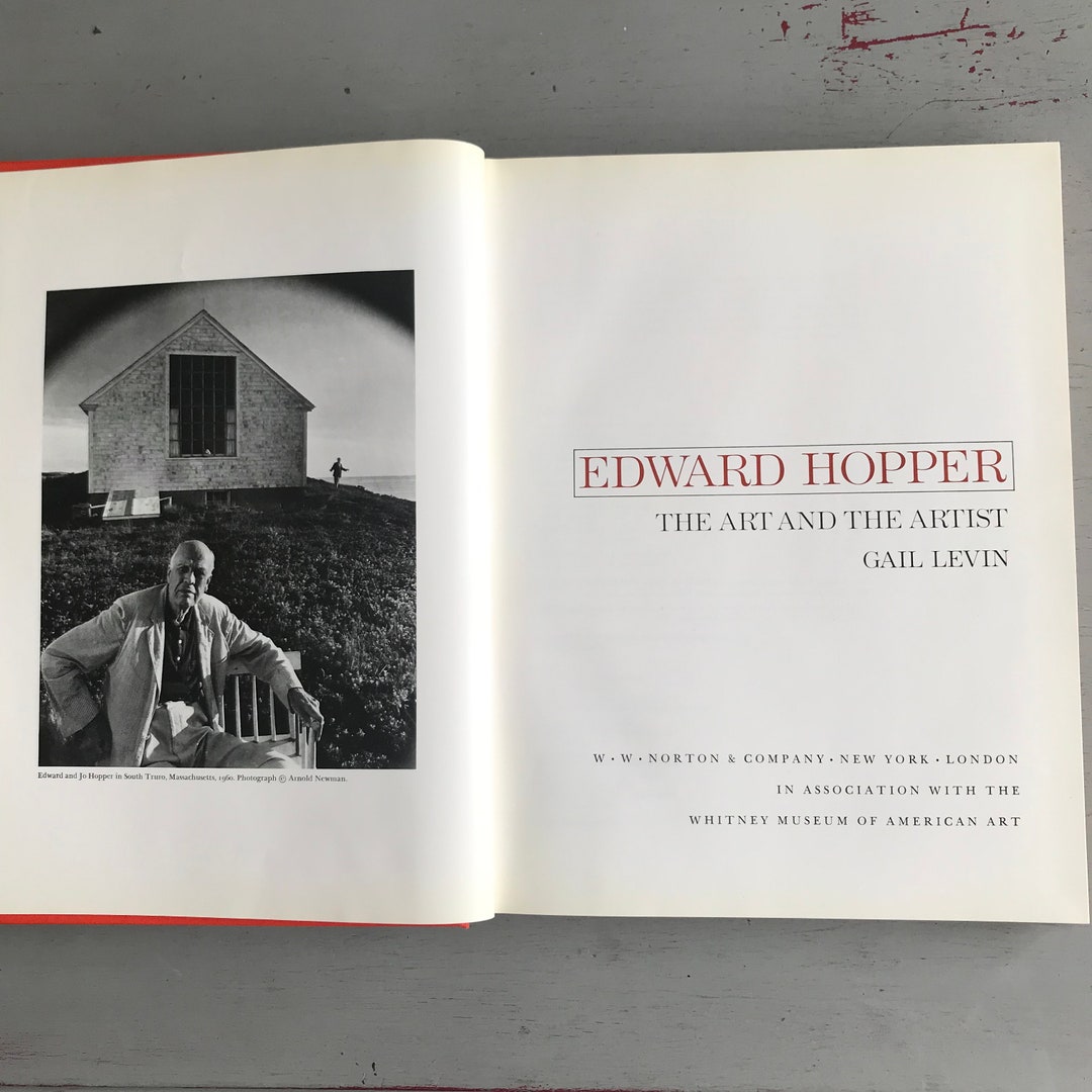 EDWARD HOPPER Art Book Etsy