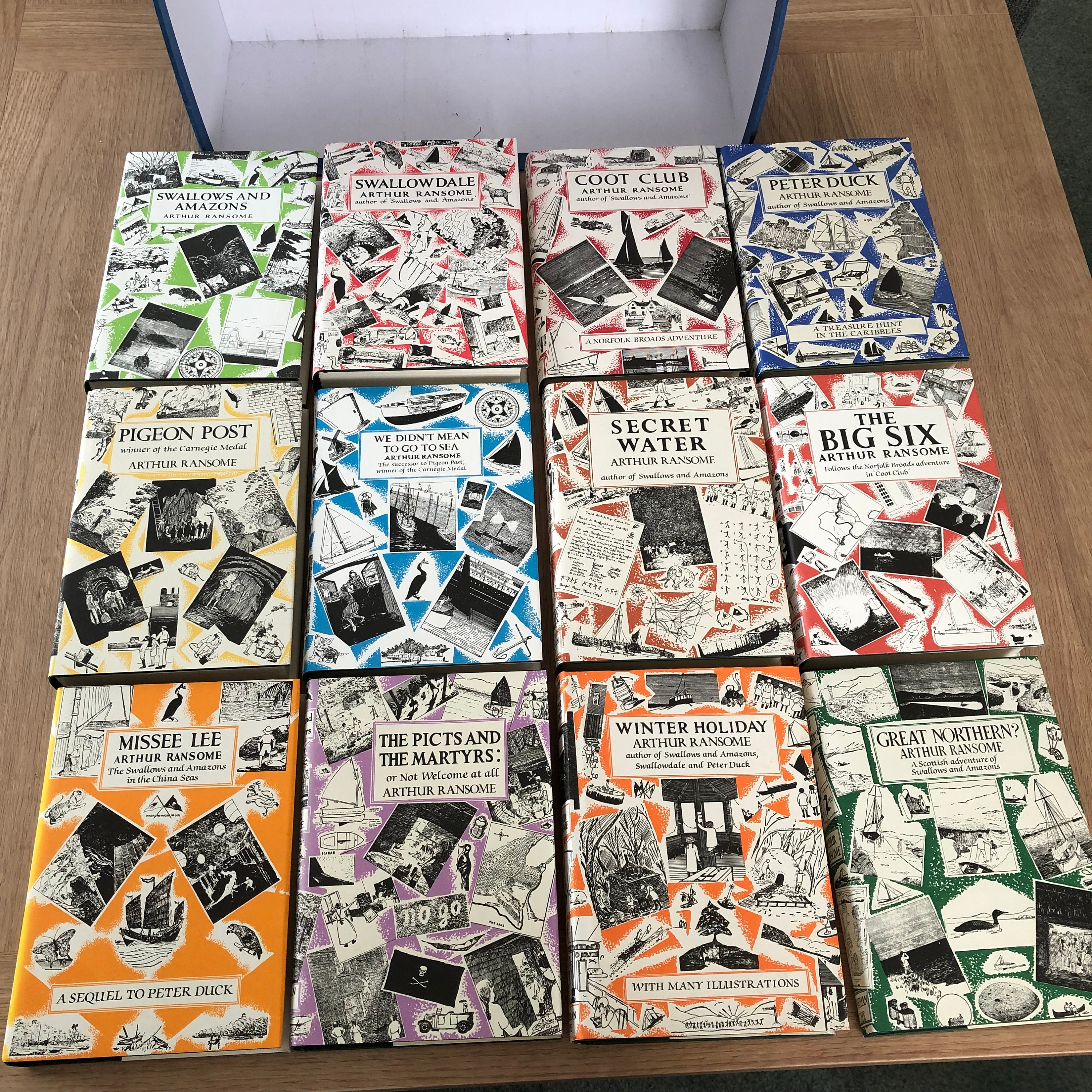 ARTHUR RANSOME - Swallows and Amazons - 12 Volume box set