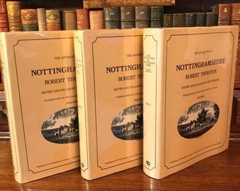 ANTIQUITIES OF NOTTINGHAMSHIRE - Thoroton 3 volumes