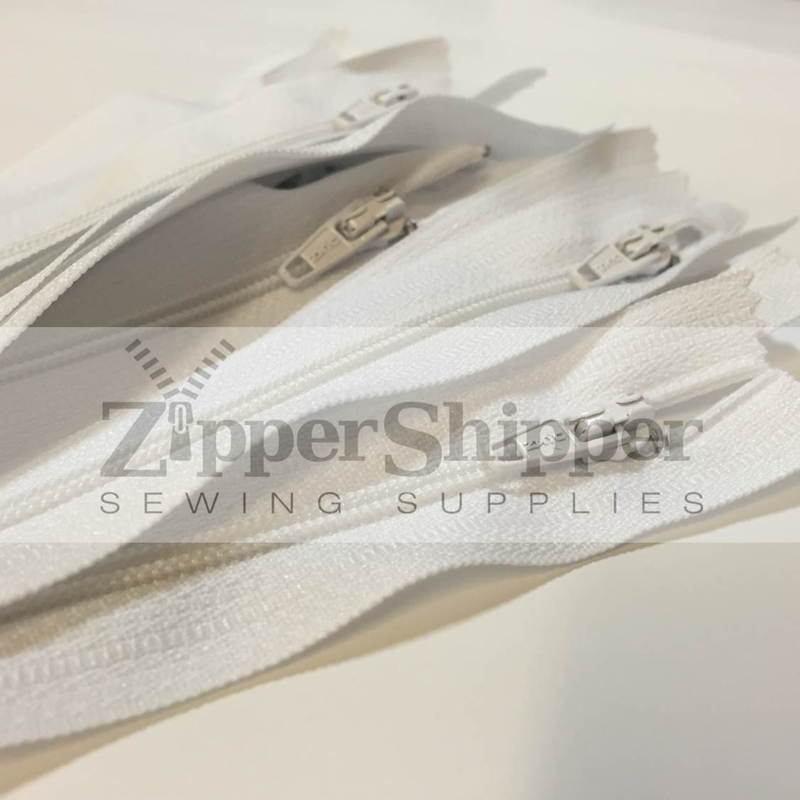 22 Inch Zippers 56 cm Discount Bulk Zippers White Zippers Etsy