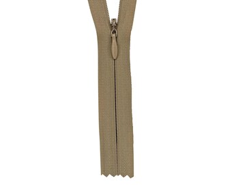 Medium-weight #4 Invisible Closed-End-Zipper, Many Colors-Lengths 22, 30, 36 Inches For Dresses, Bridal, Upholstery & More