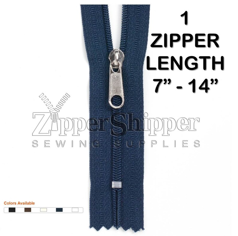 Handbag Zipper With Long Zipper Pull 7 9 Etsy