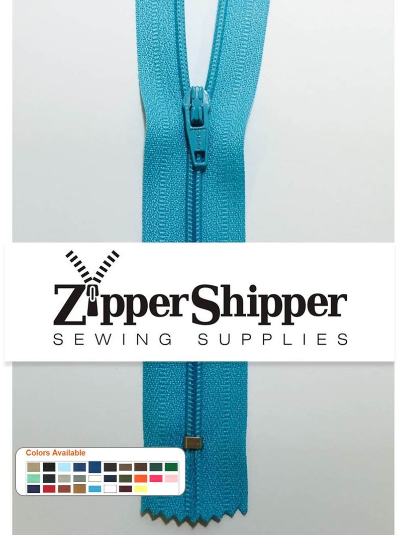 Zippers Bulk Wholesale Lot of 103 Nylon Coil Closed-End-Many Colors-Lengths 7,9,12,14,16,18,20,22,24,36 Inches For Purses, Pillows & More image 2