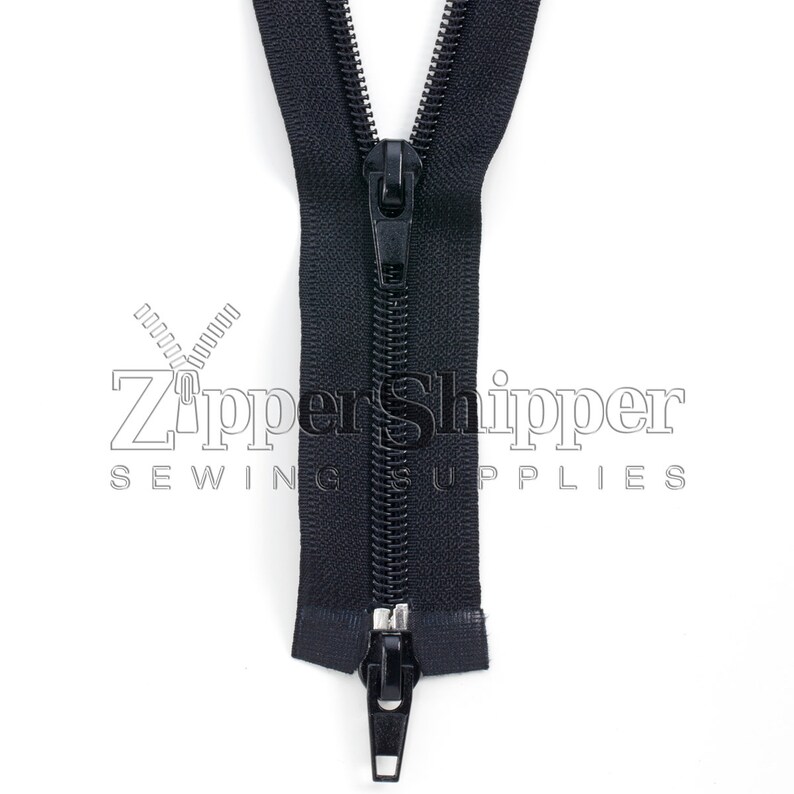 Dual / TwoWay Zipper Nylon Coil Separating Zipper 1 Zipper Etsy